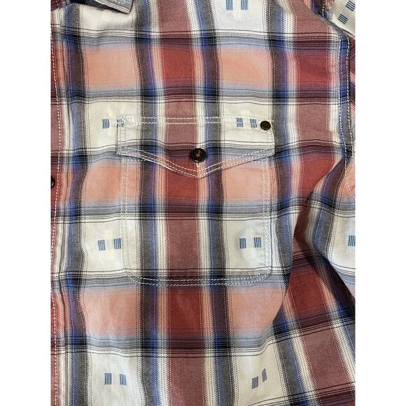 Tommy Bahama Men's Size Large Island Crafted Long Sleeve Button Down Plaid Shirt - Picture 7 of 10